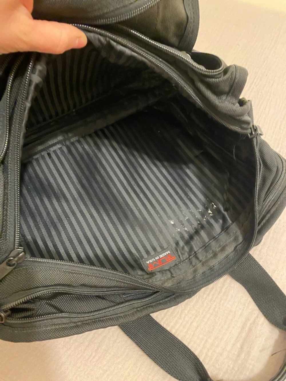TUMI Black Men’s Messenger Briefcase